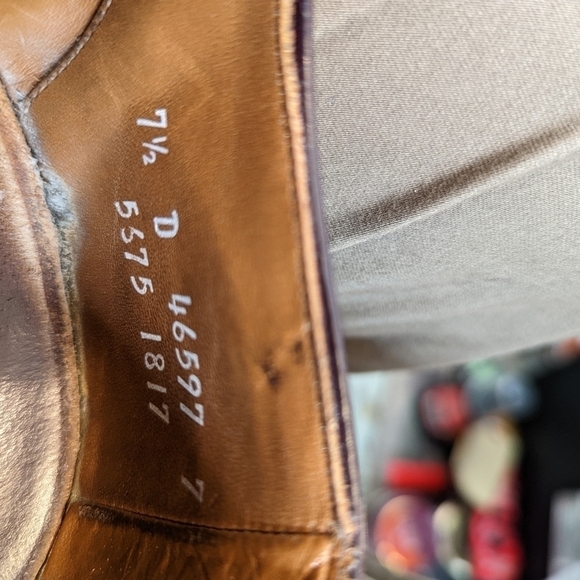 Allen Edmonds Men’s Park Avenue  Burgundy Cap Toe  5675 US Size 7.5D main image 8